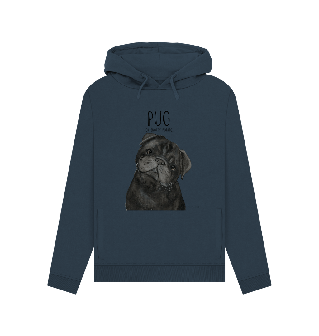 Snorty Potato Women’s Hoodie – Cozy, Cute & Pug-Approved!