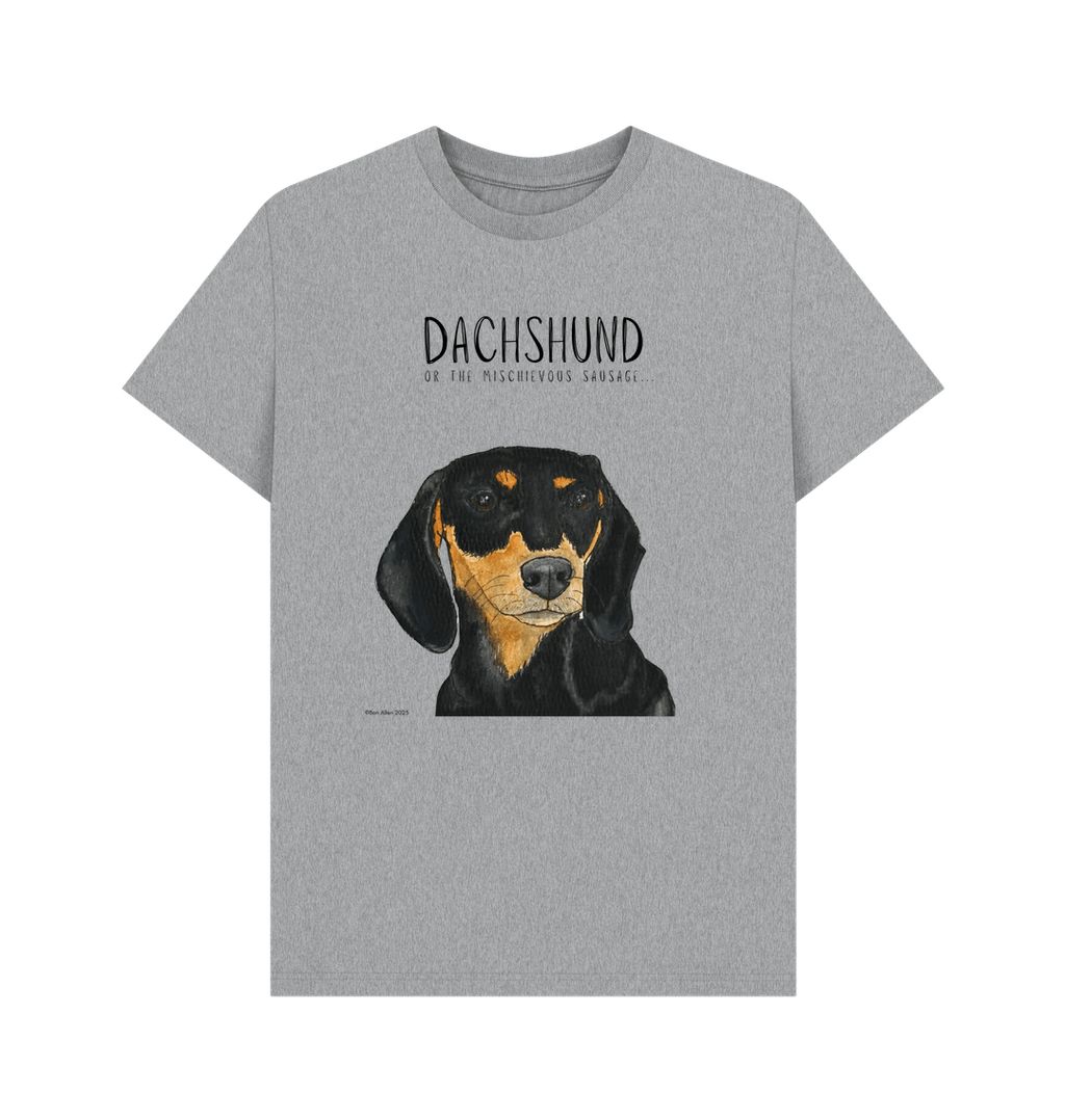 Black & Tan Dachshund Tee – Mischievous Hot Dog Energy!