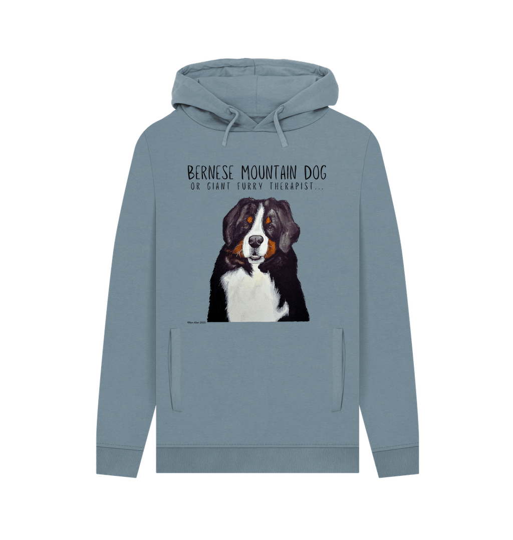 Stay Warm with Your Personal Giant Furry Therapist – Bernese Mountain Dog Hoodie!