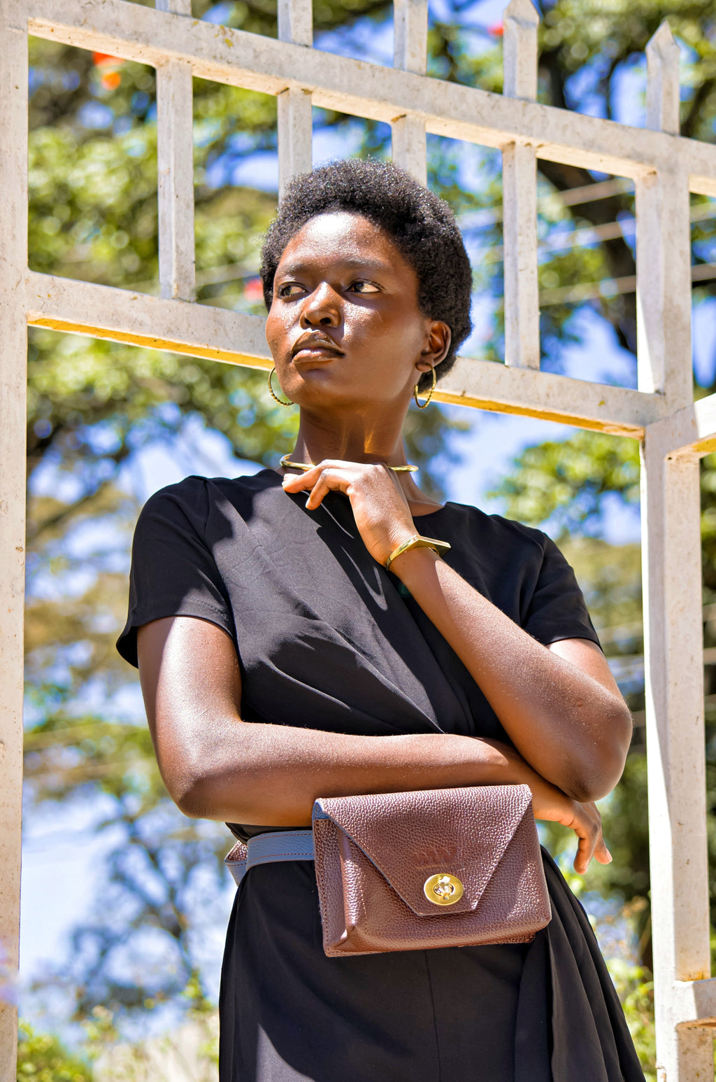 Bet Sling Hip Bag in Full Grain Leather