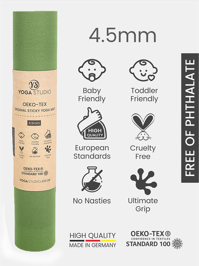 Yoga Studio Oeko-Tex Sticky Yoga Mat 4.5mm