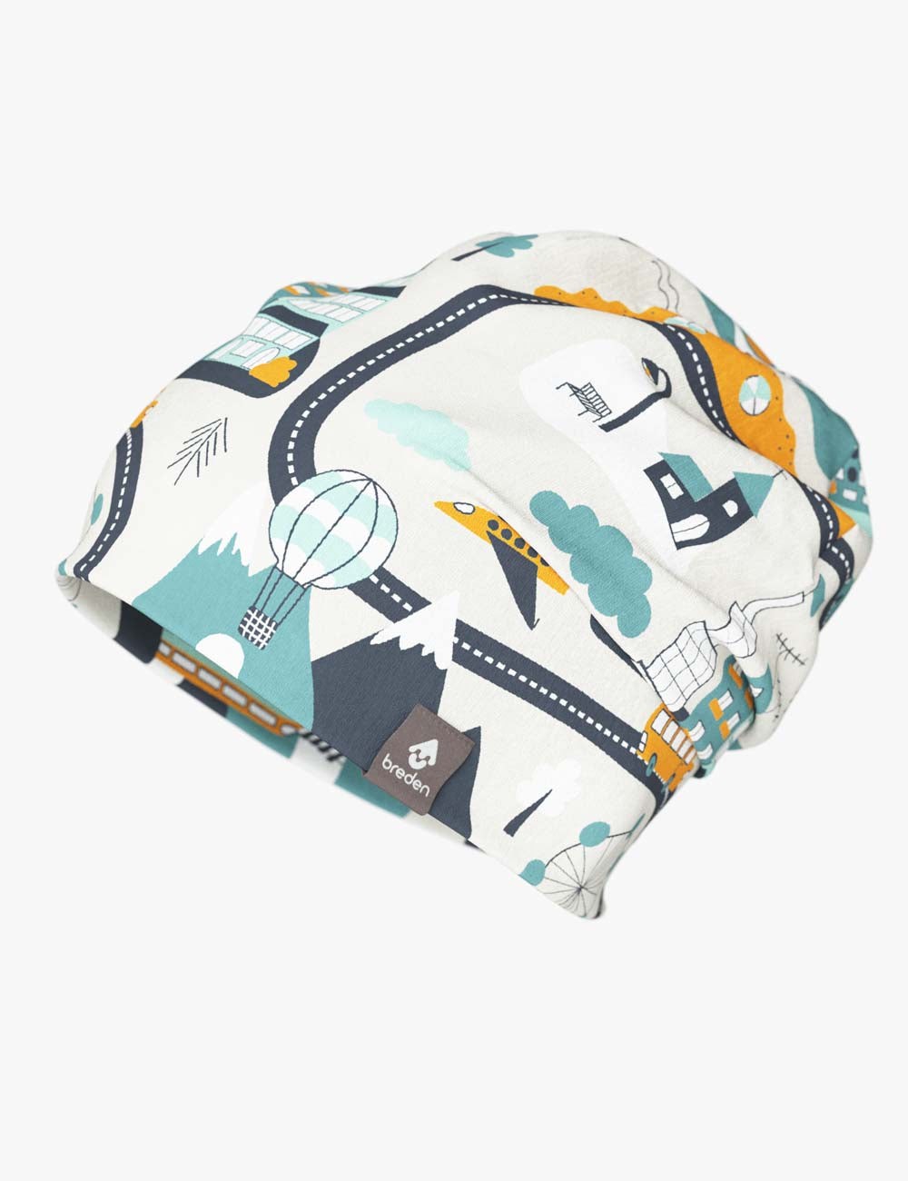 Double Cotton Hat DARGO - Perfect Spring & Autumn Kids' Hat with Pre-Stitched Folds by Breden at www.brixbailey.com