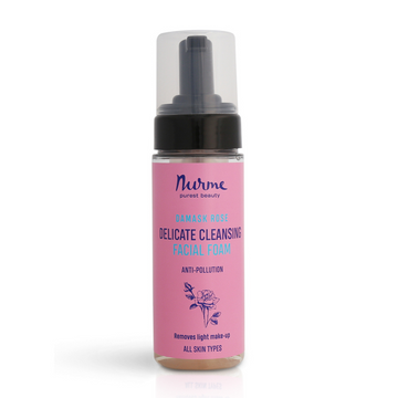 Eco-Friendly Rose Face Cleansing Foam – Makeup Remover & Cleanser by Nurme at www.brixbailey.com