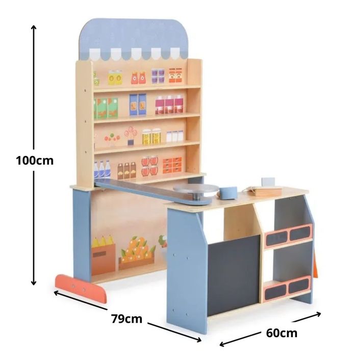 Wooden Supermarket Playset – Creative & Educational Toy by Gerardo's Toys at www.brixbailey.com