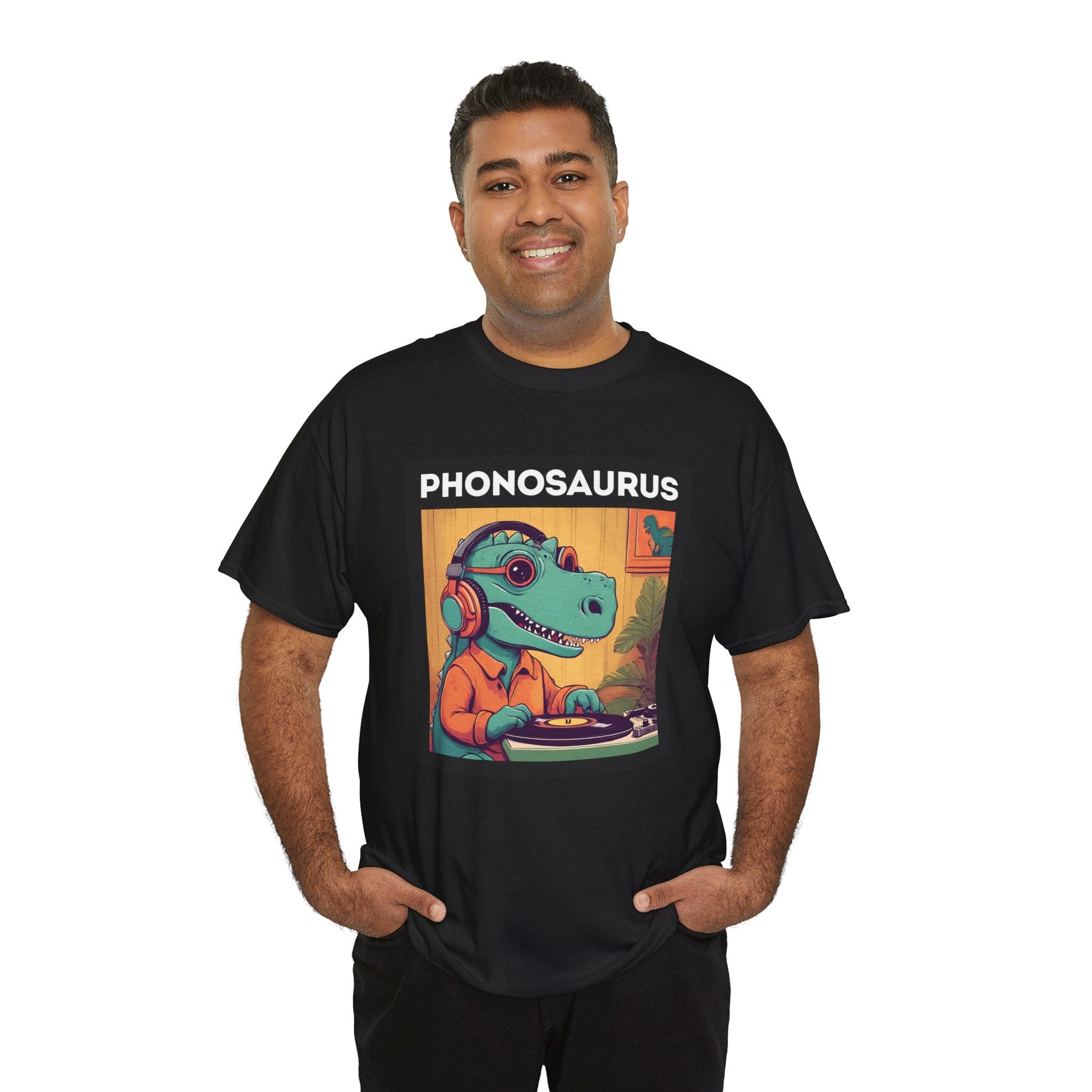 Phonosaurus Men's Vinyl T-Shirt