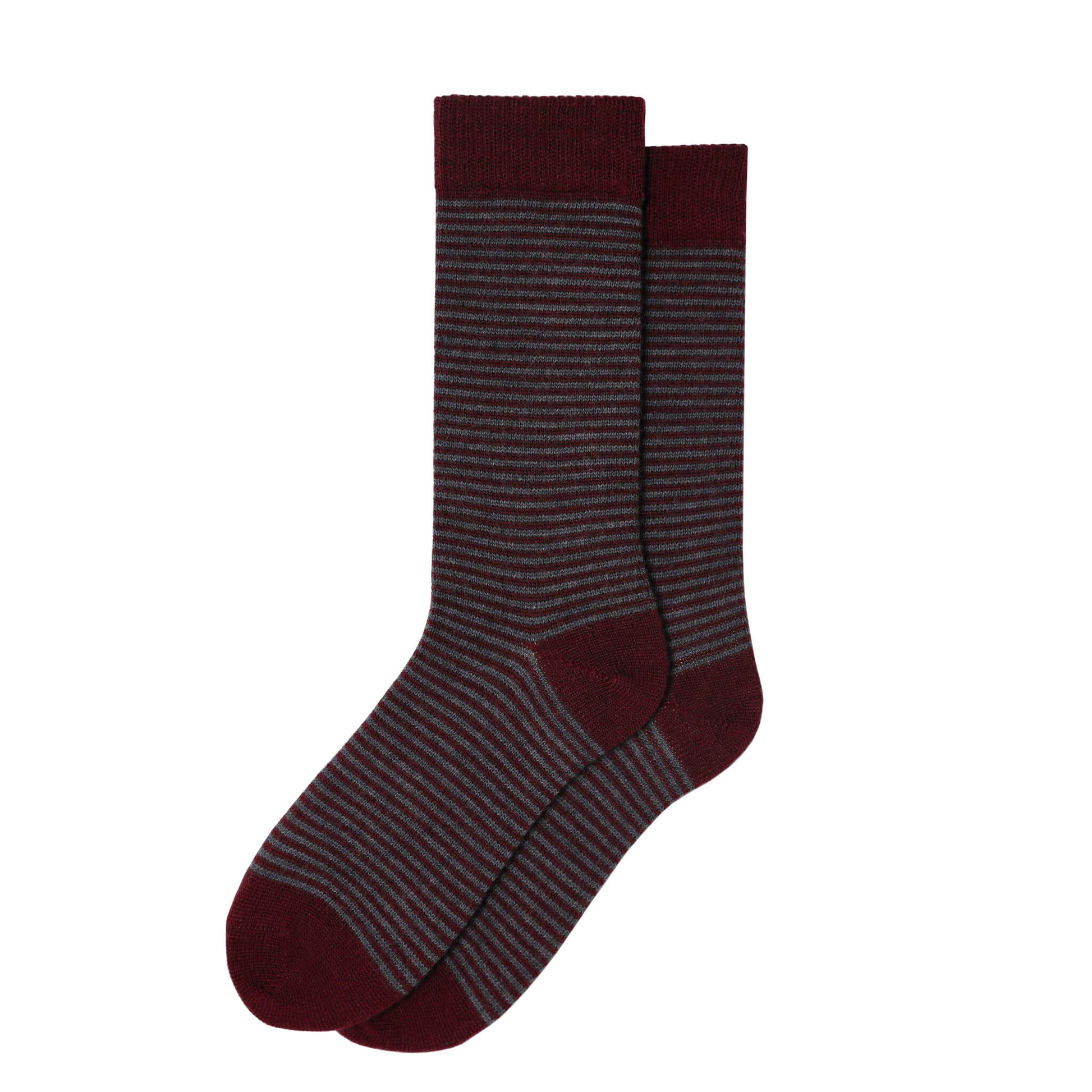 Harewood Fine Stripe Luxury Merino Everyday Socks - 4 Pair Bundle (£14 per pair)