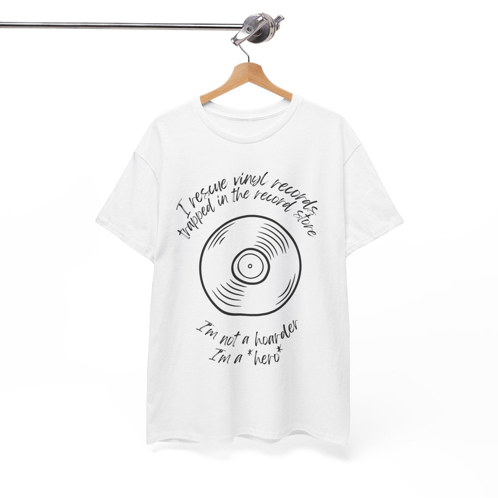 I'm Not a Hoarder I'm a Hero Men's Vinyl T-Shirt