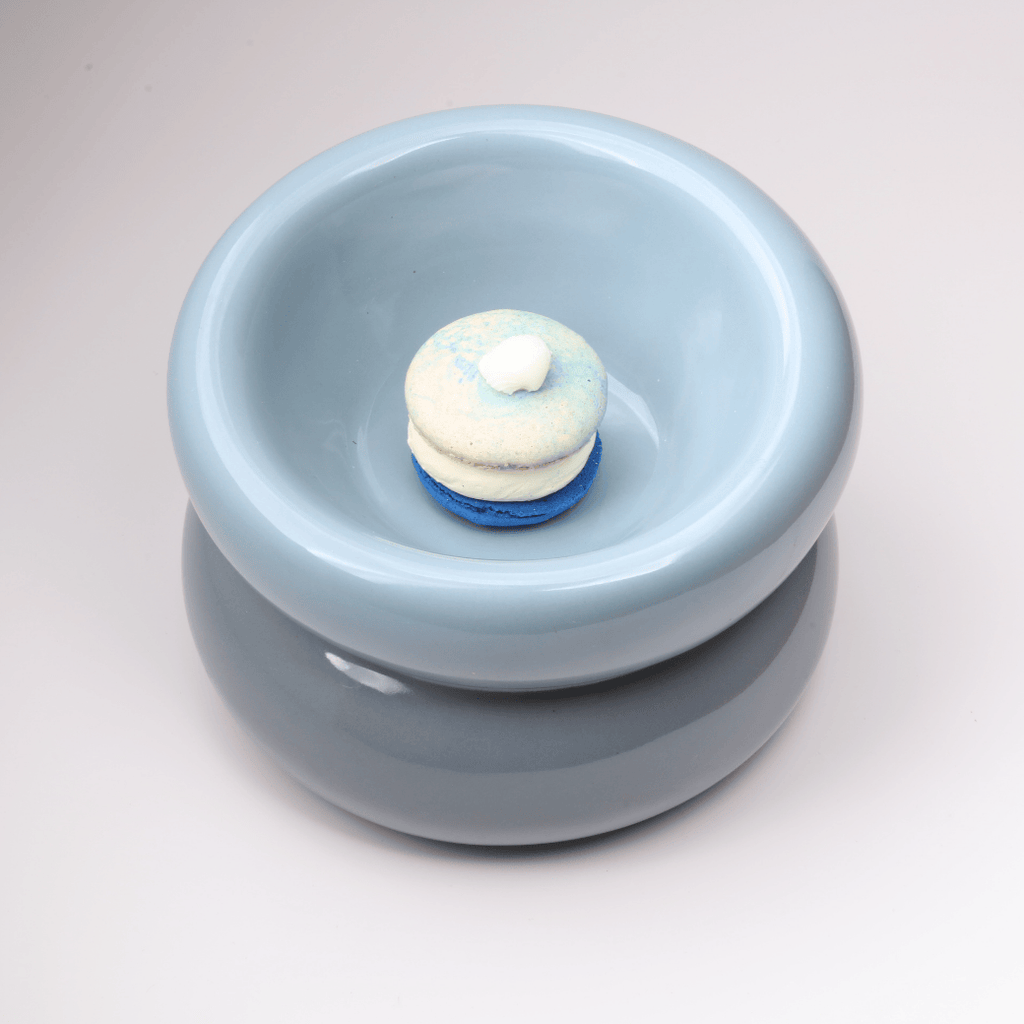Souffle Pet Bowl in Frozen Blue