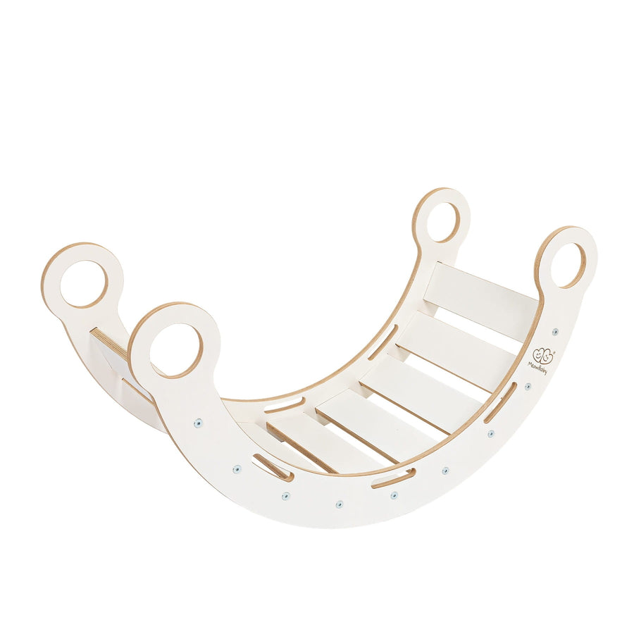 Versatile Dream Rocker with Cushion – Safe & Fun Montessori Toy by MeowBaby at www.brixbailey.com