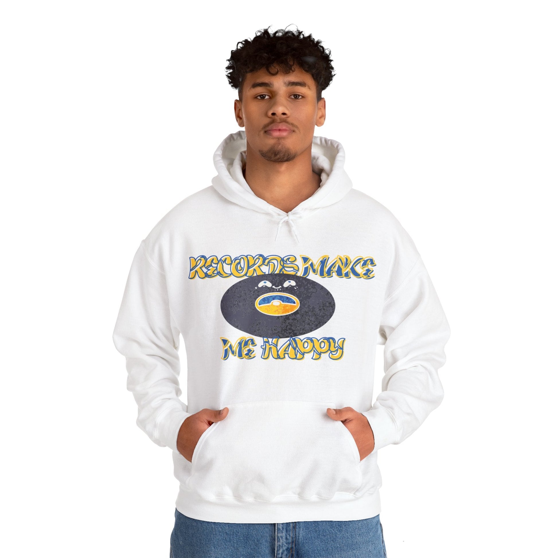 Records Make Me Happy Men's Hoodie