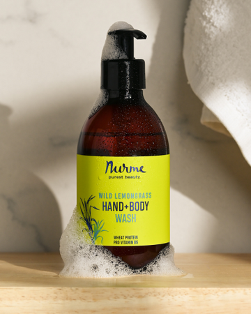 Enjoy Luxuriously Scented Lemongrass Shower and Hand Wash Gel by Nurme - Eco-Friendly & Natural Ingredients by Nurme at www.brixbailey.com