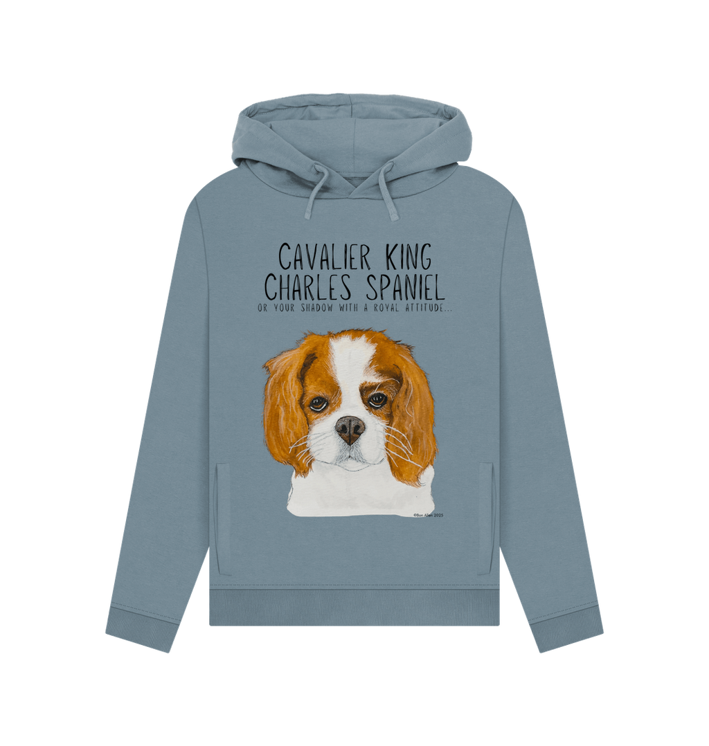 Her Royal Softness: Sustainable Women’s Hoodie with Cavalier Queen Energy