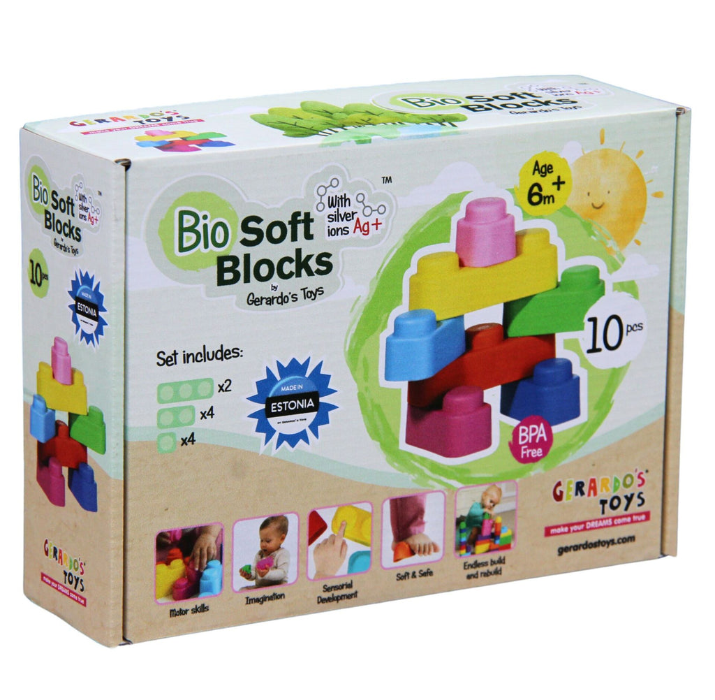 Eco-Friendly Soft Blocks for Kids – Hygienic & Creative Play by Gerardo's Toys at www.brixbailey.com