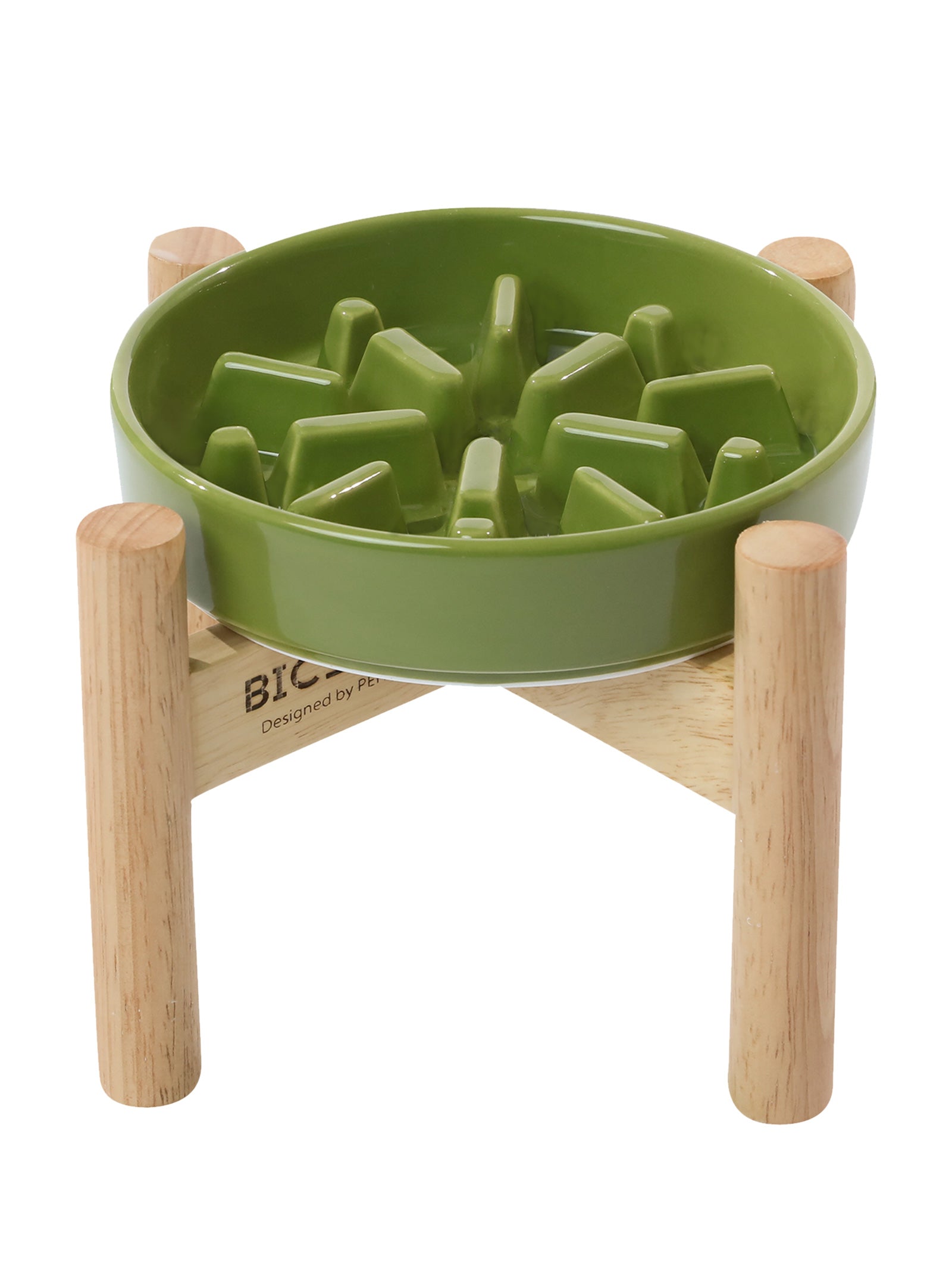 Spark Slow Feeder Dog Bowl Red Green Blue