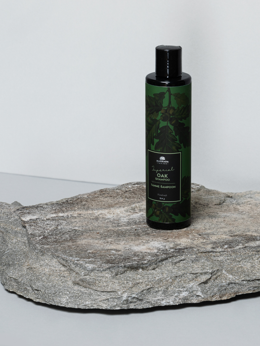 Natural Oak & Dandelion Shampoo – Soothes & Stimulates Growth by Magrada Organic Cosmetics at www.brixbailey.com