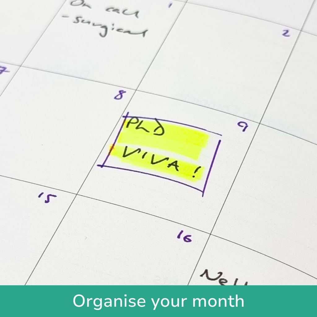 Undated Yearly Productivity Planner in Purple