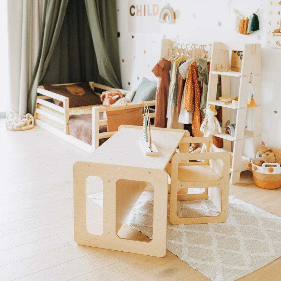 Montessori Weaning Table & Chair Set – Foster Child Independence by Montessori House Bed at www.brixbailey.com