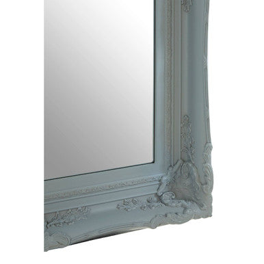 Baroque Rectangular Antique Grey Wall Mirror