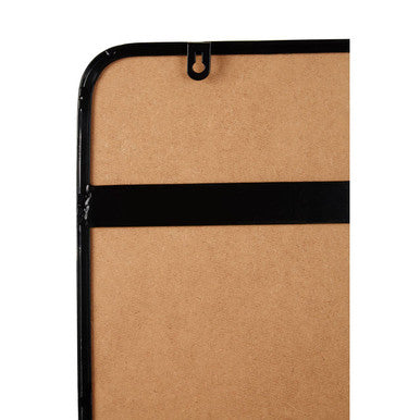 Matt Black Square Wall Mirror