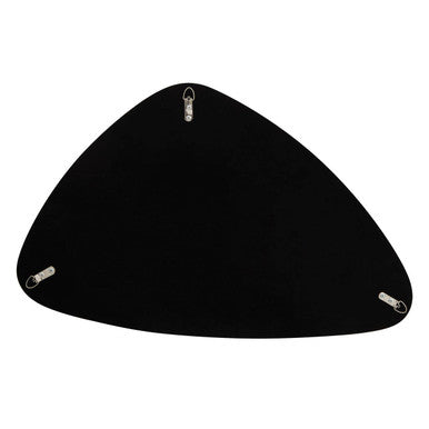 Medium Triangular Wall Mirror with Gold Frame