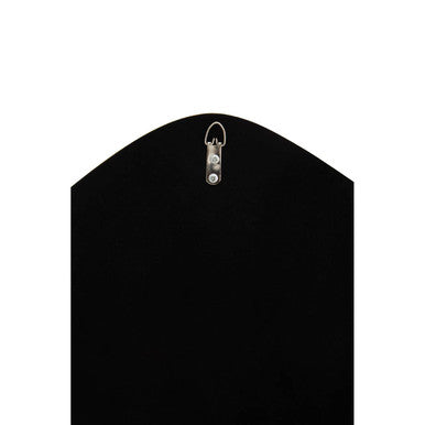 Medium Triangular Wall Mirror with Gold Frame