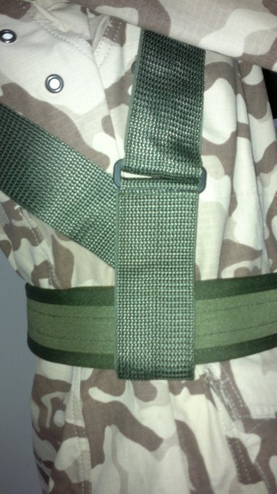 Straps for carrying equipment