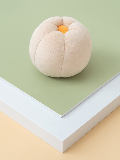 Cucurbita Plush Pet Toy with Hidden Treat Pocket