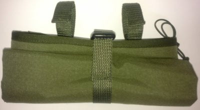 Roll-up equipment pouch, 37 cm – military green