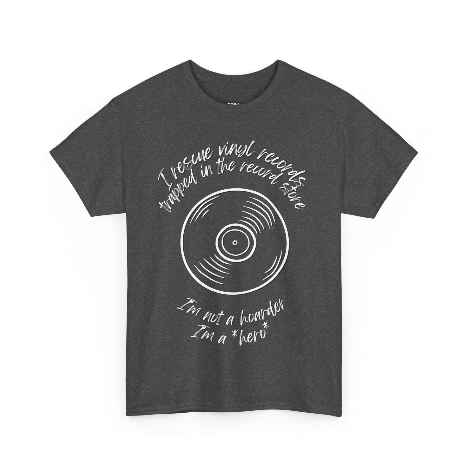 I'm Not a Hoarder I'm a Hero Men's Vinyl T-Shirt