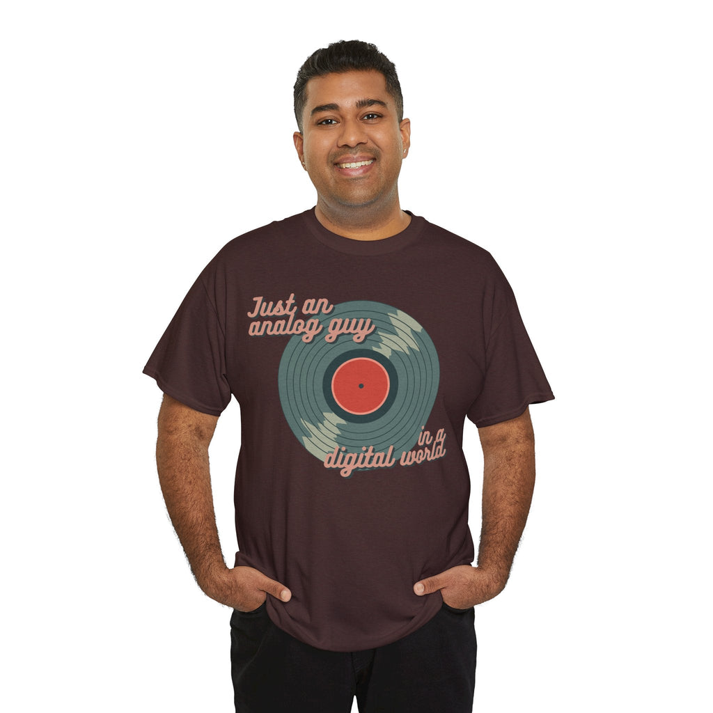 Just an Analog Guy in a Digital World Men's T-Shirt