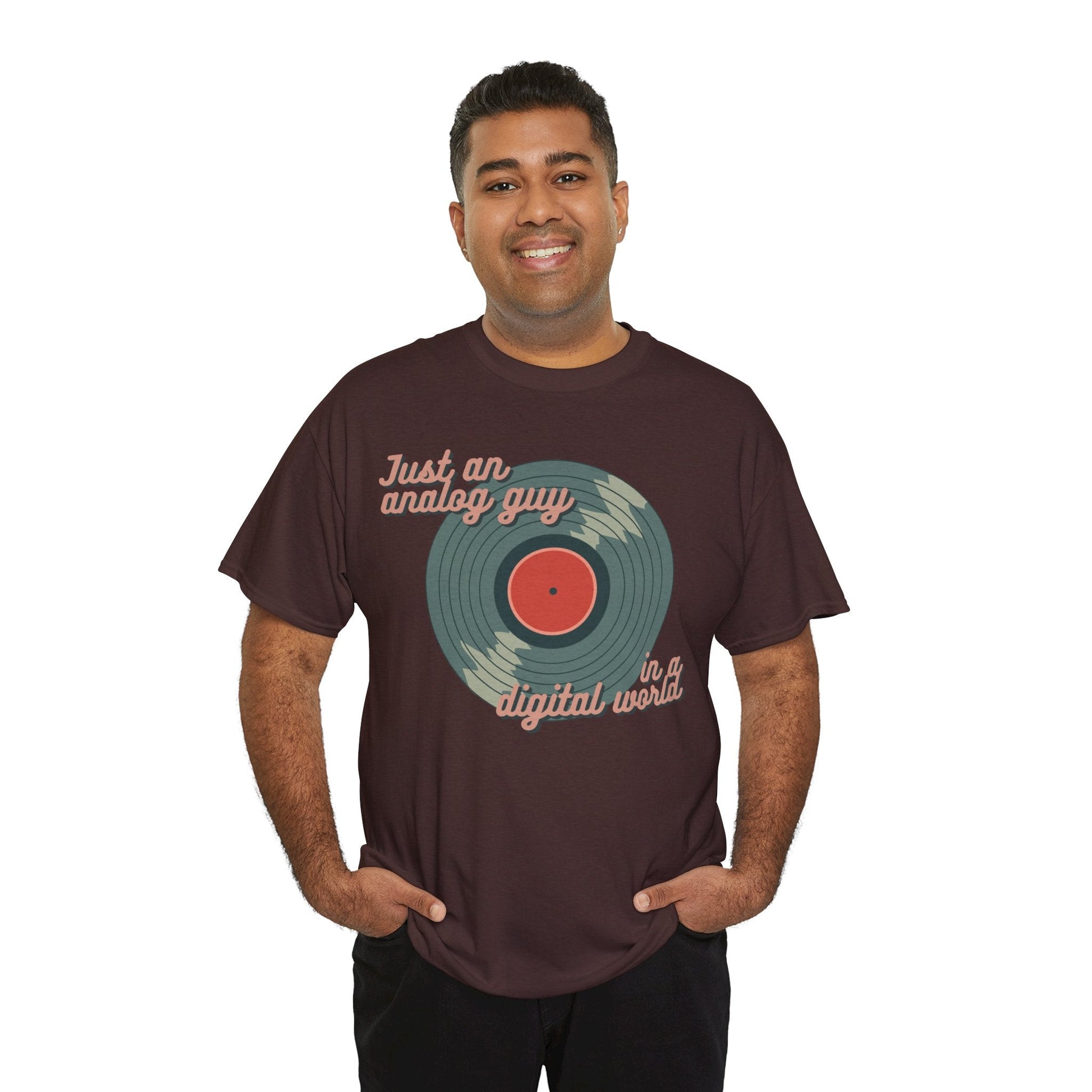 Just an Analog Guy in a Digital World Men's T-Shirt