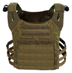 Durable Military Green Plate Carrier & Backpack – Galvi-Linda by Galvi Linda at www.brixbailey.com