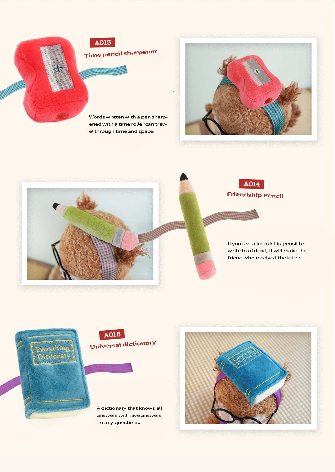 Bobotta Squirrel Plush Toy with Glasses