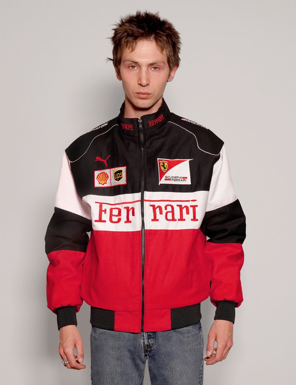 Red Ferrari Racing Jacket