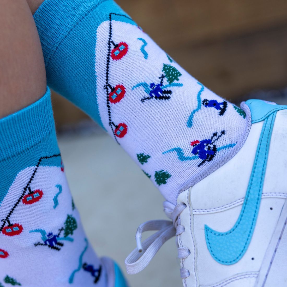 Ski Slope Bamboo Socks