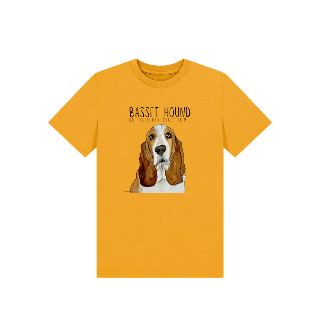 Basset Hound Child’s T-Shirt: Wearable Guilt with a Side of Cuteness!