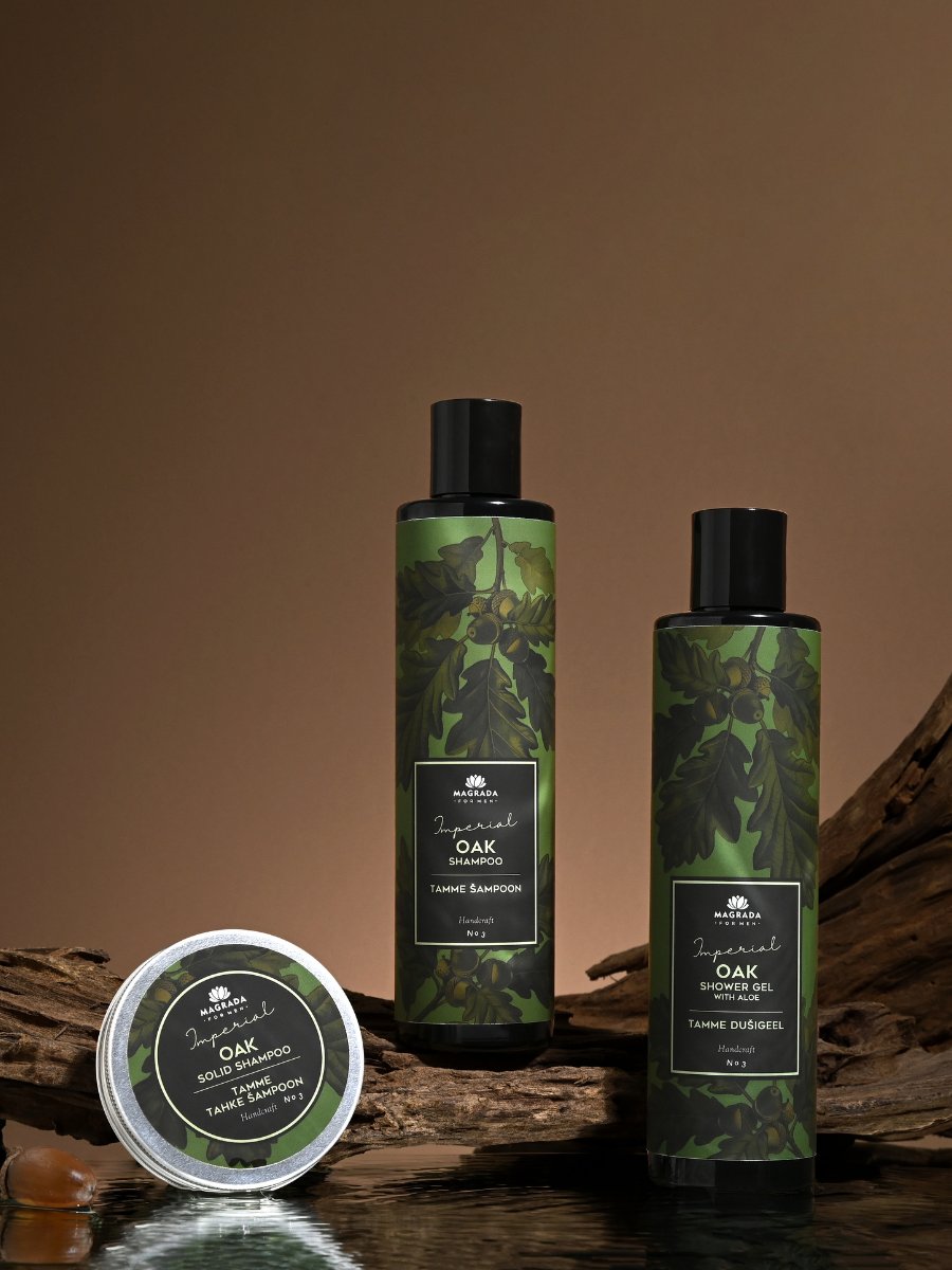 Natural Oak & Dandelion Shampoo – Soothes & Stimulates Hair Growth by Magrada Organic Cosmetics at www.brixbailey.com