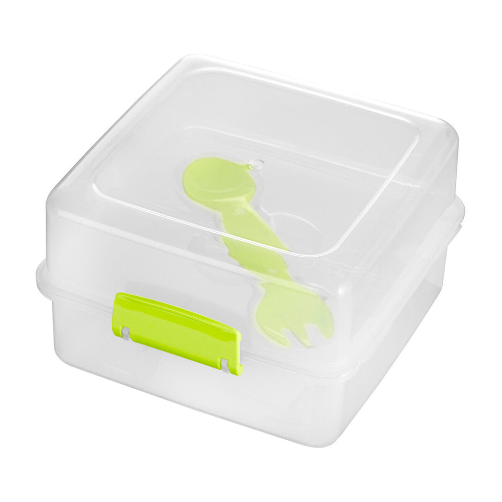 Clear Lunch Box with Removable Compartments