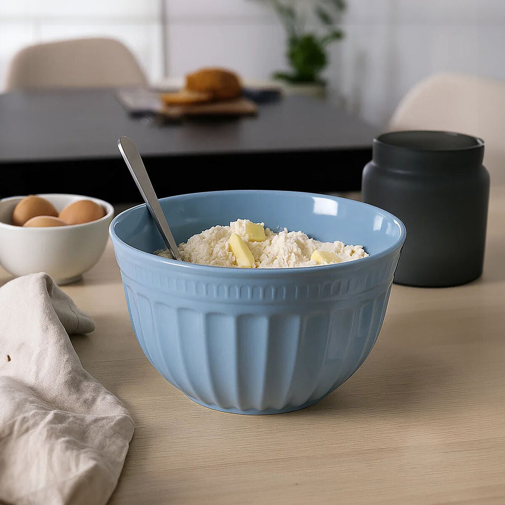 Large Blue Mixing Bowl