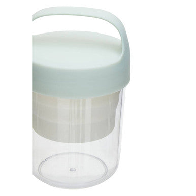 2 Compartment Snack Pot with Airtight Lid