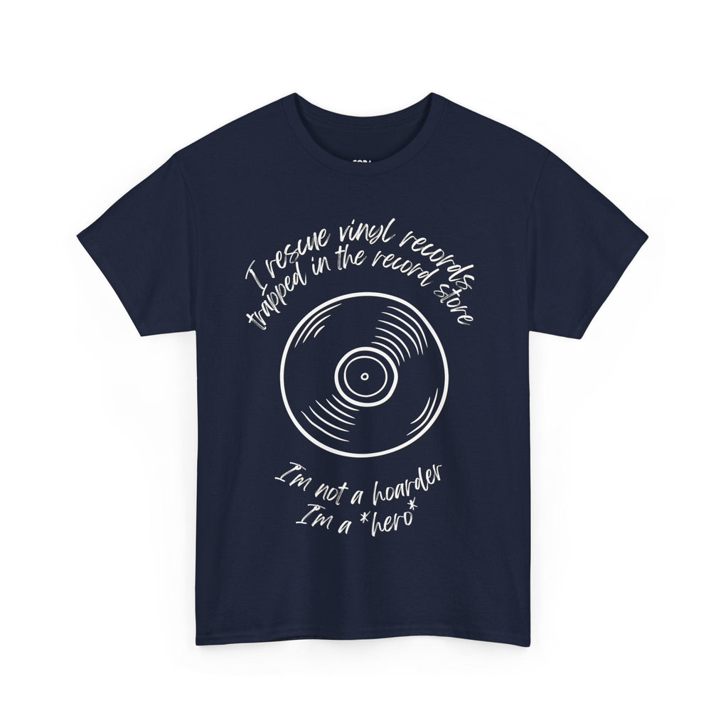 I'm Not a Hoarder I'm a Hero Men's Vinyl T-Shirt