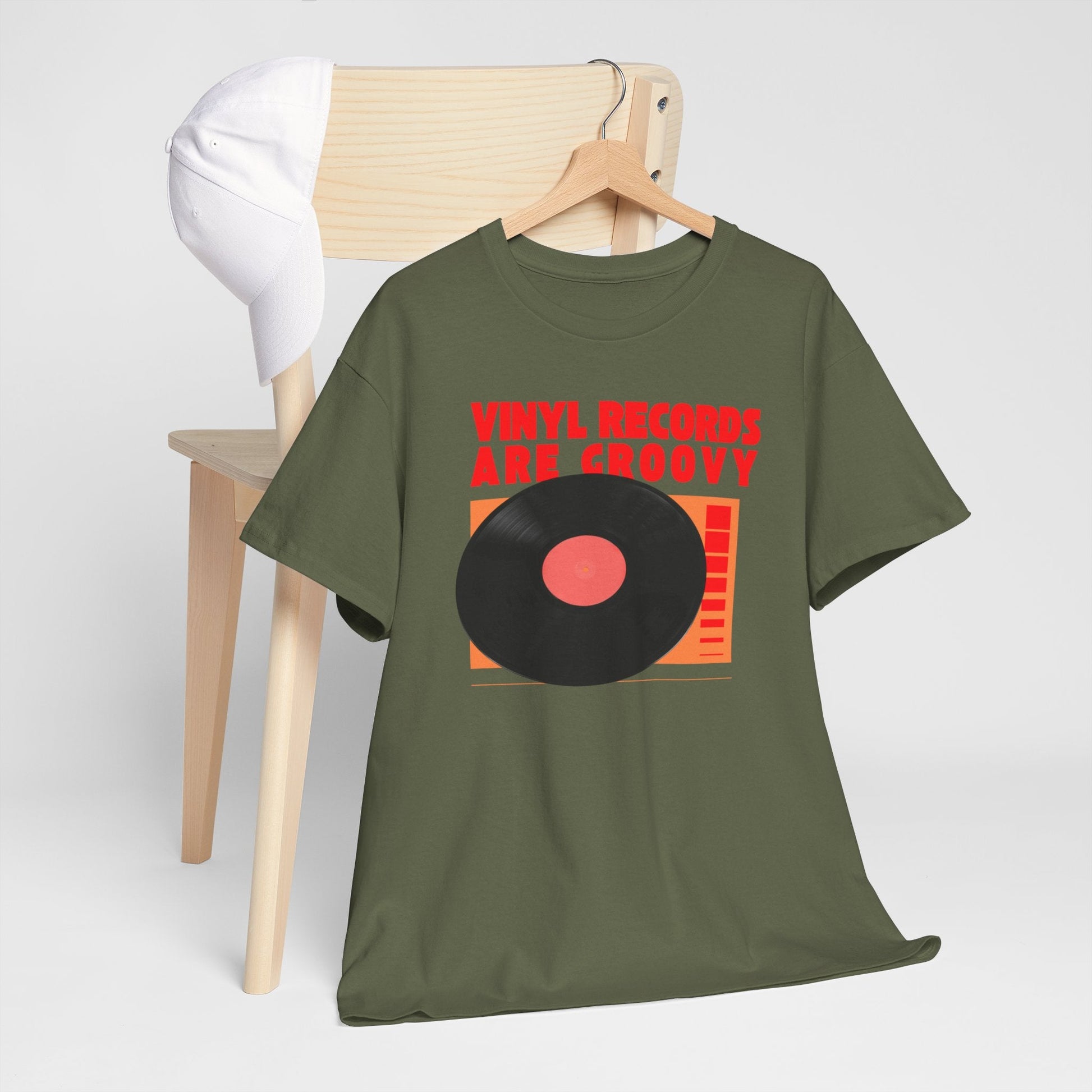 Vinyl Records Are Groovy Bold T-Shirt