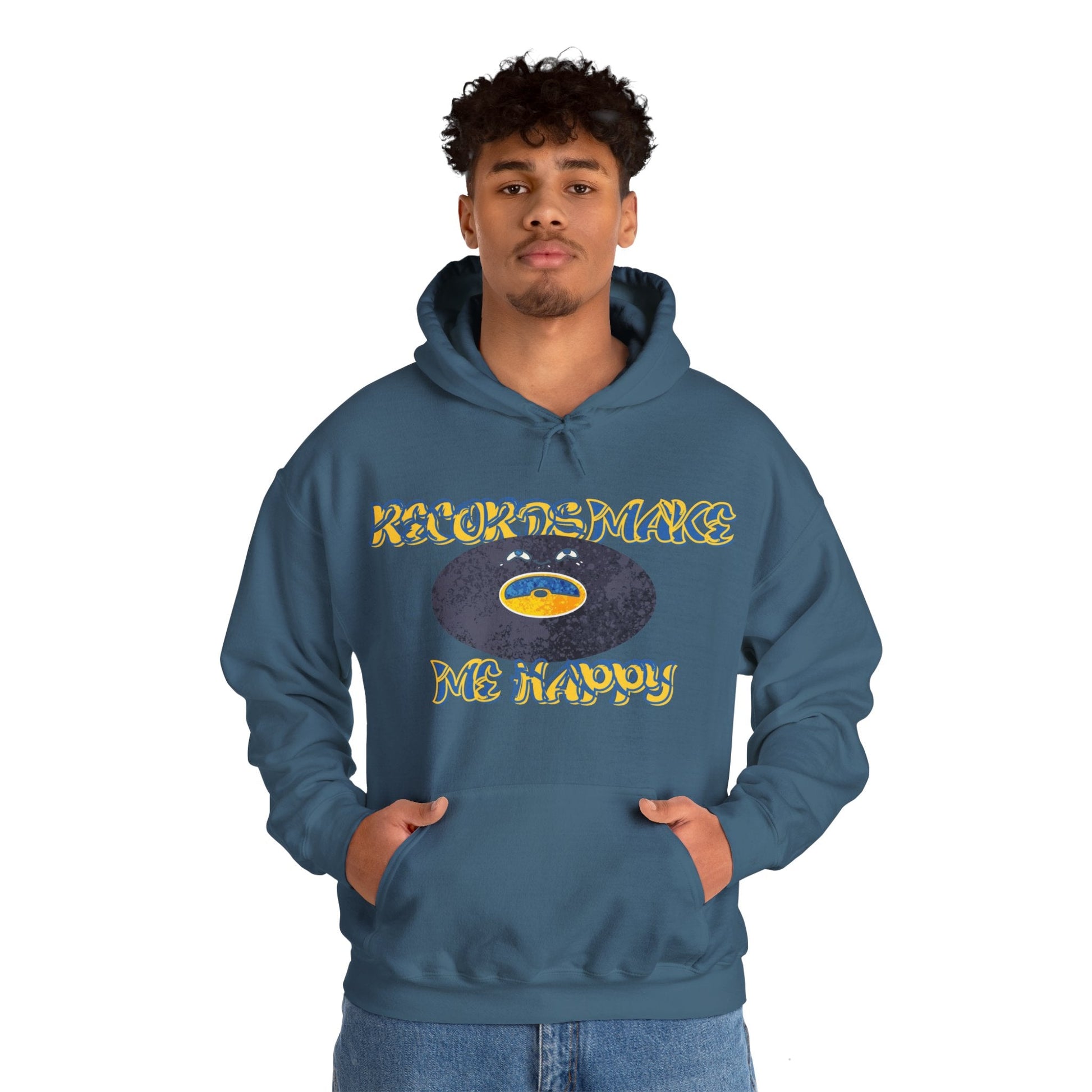 Records Make Me Happy Men's Hoodie