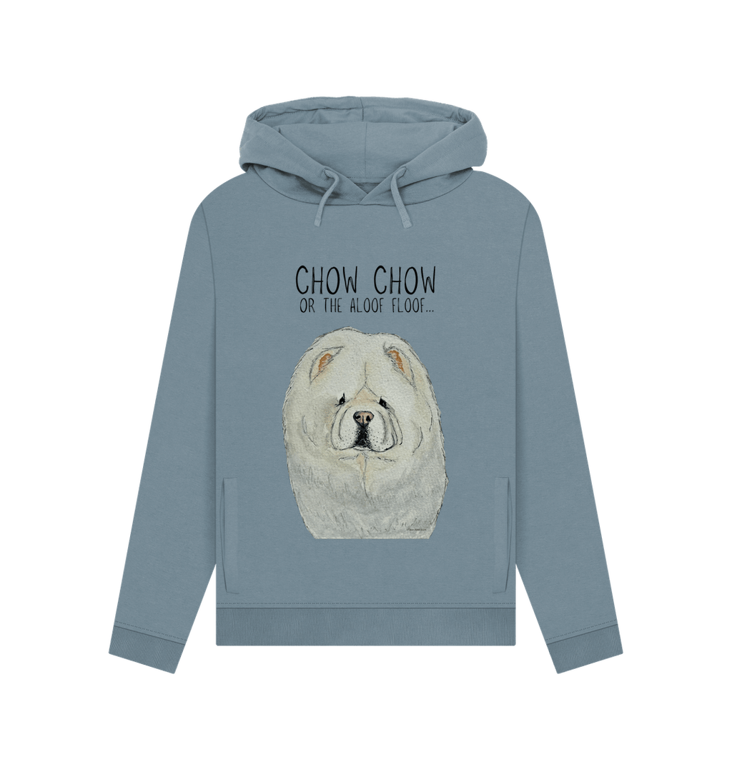 Stay Cozy in Style with the Cream Chow Chow Women's Hoodie – Featuring the Aloof Floof!