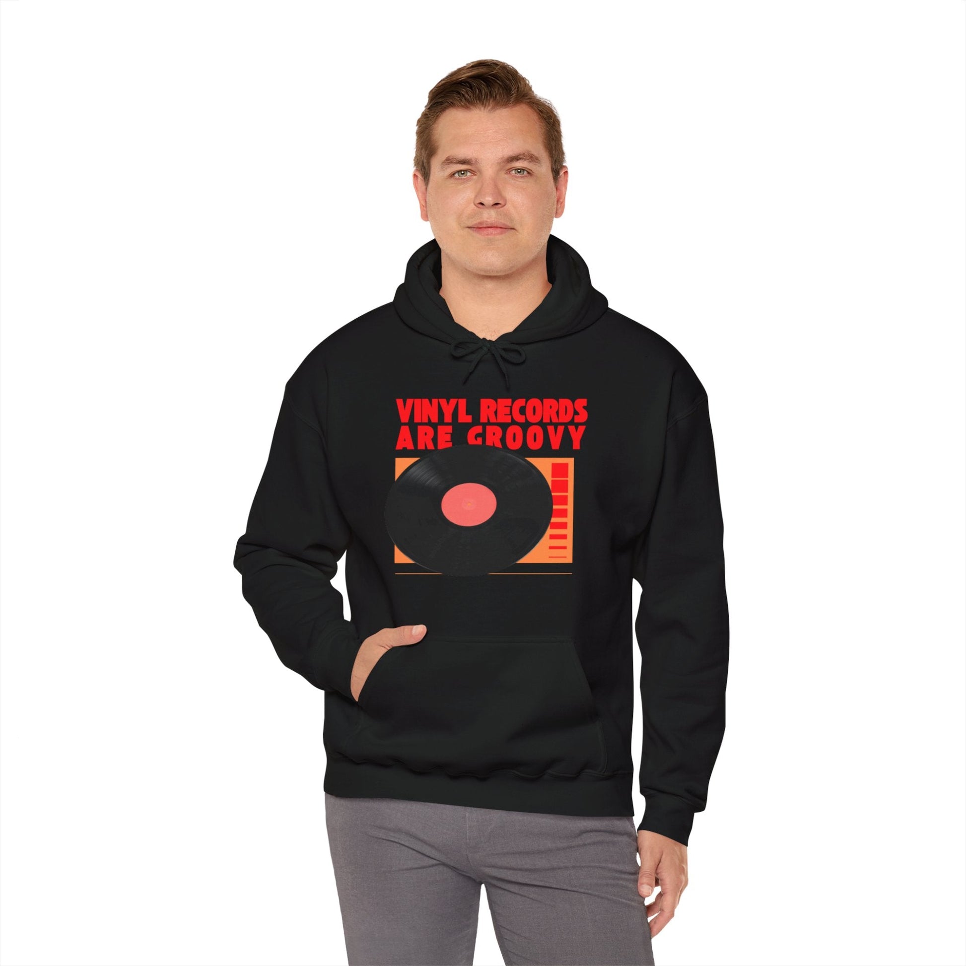 Vinyl Records Are Groovy Men's Hoodie
