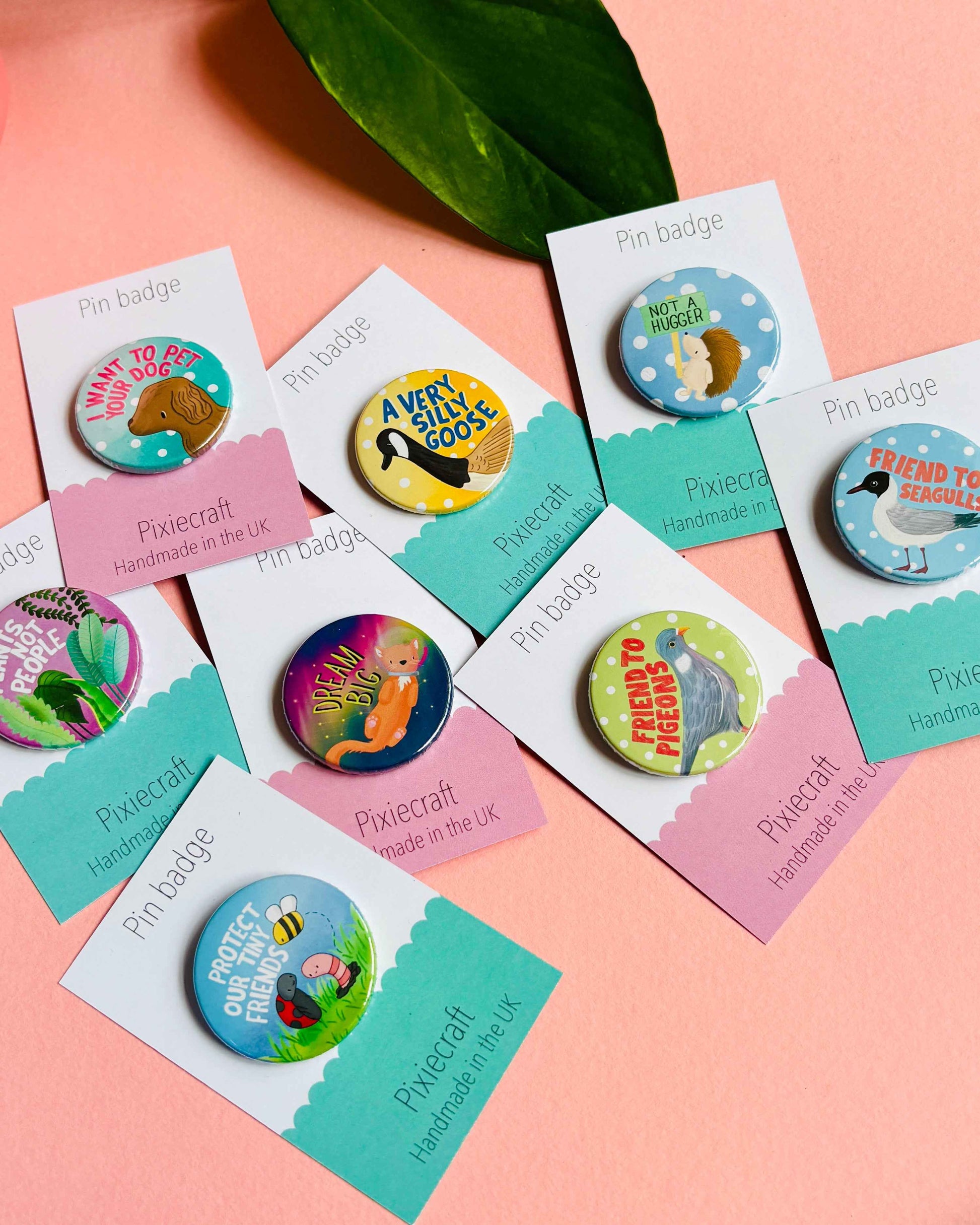 Plants Not People Funny Badge or Magnet