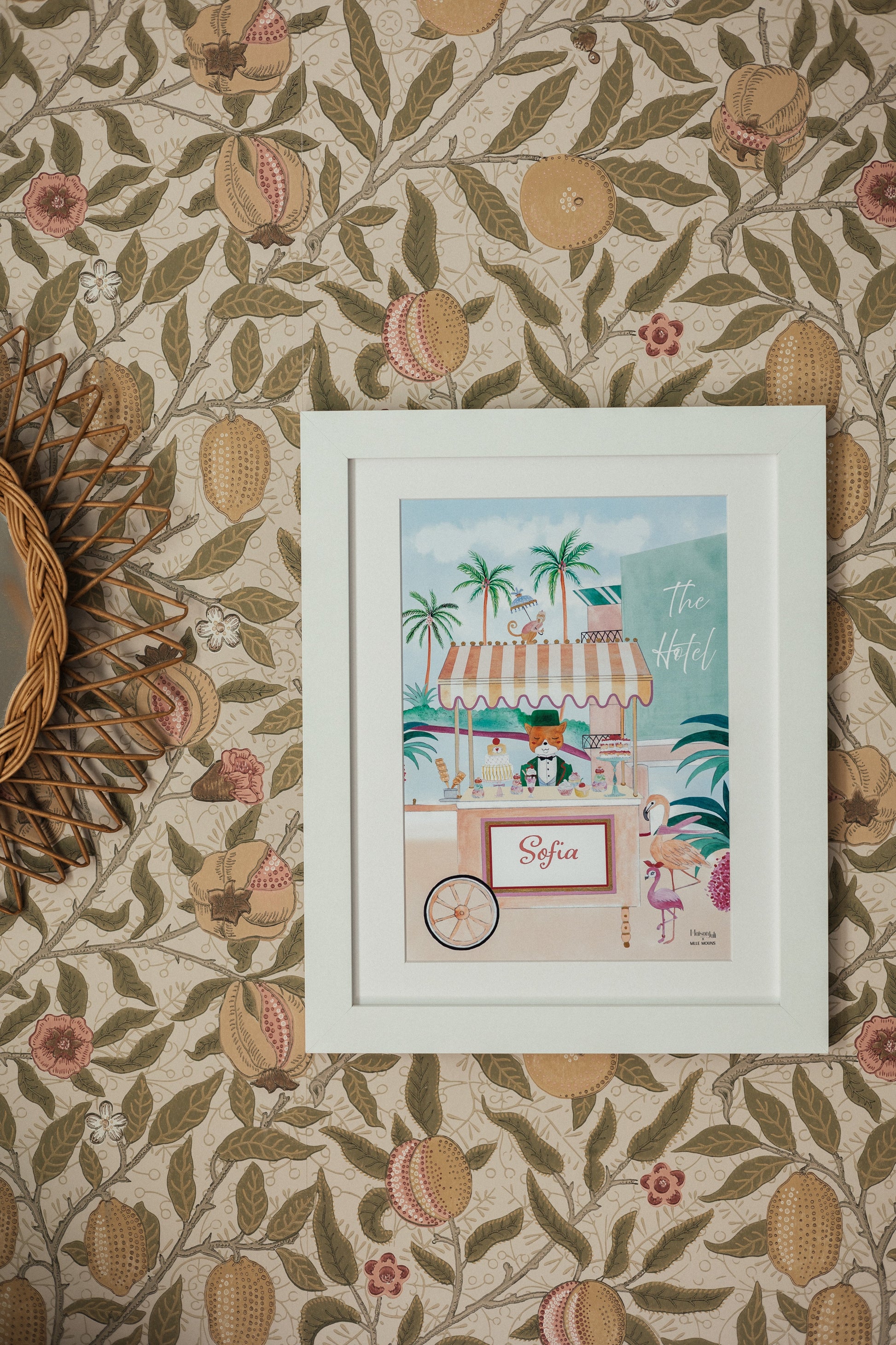 The Personalised Beverly Hills Artwork for girls