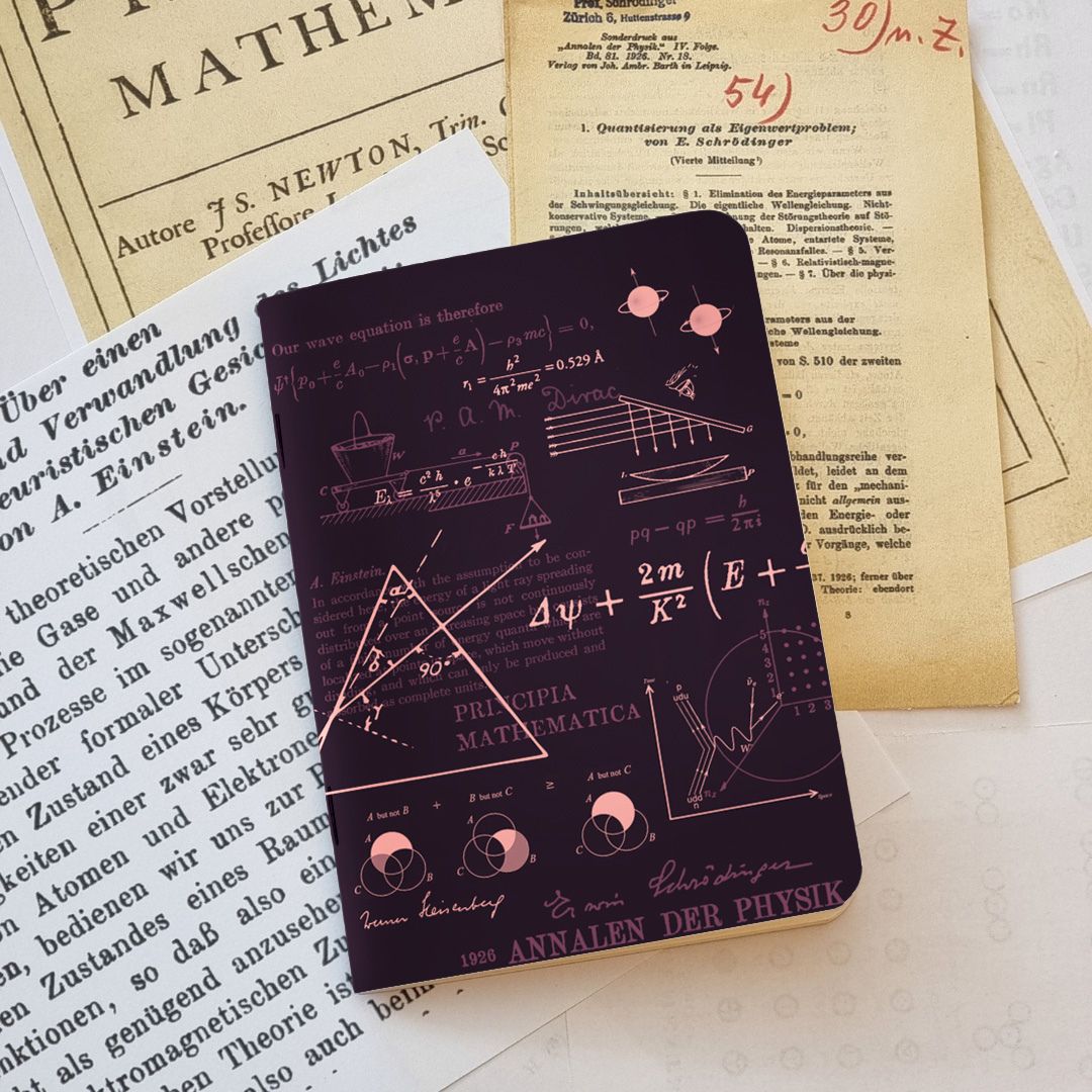 Foundations of Reality Notebook Trio with Maths Chemistry Physics