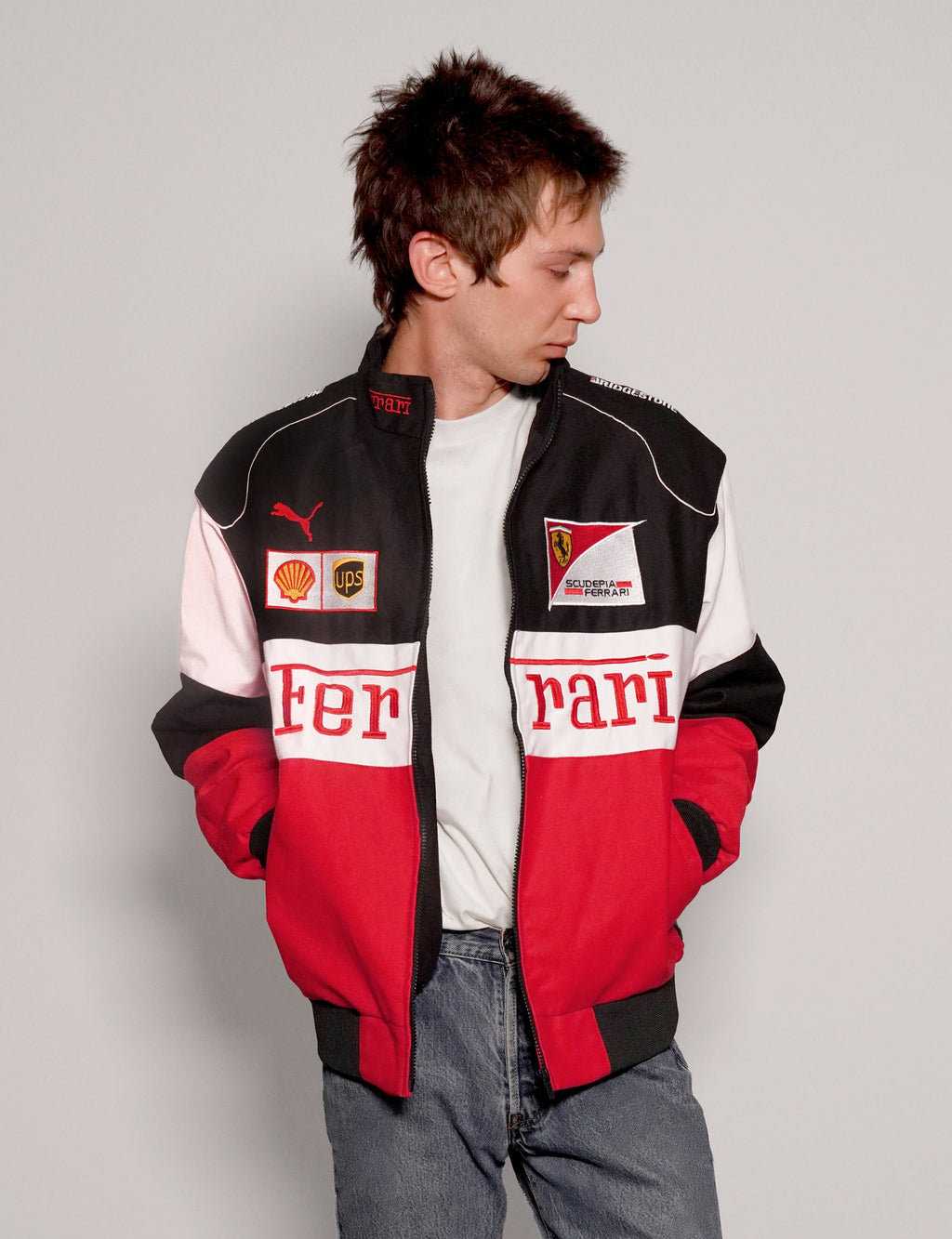 Red Ferrari Racing Jacket