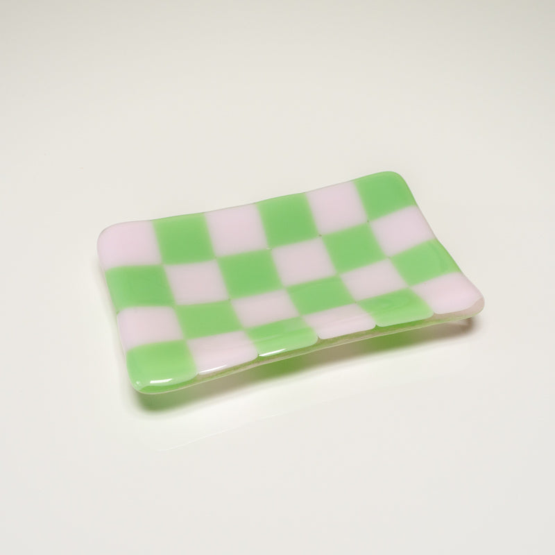 12x7cm Chequered Dual Coloured Small Tray - Bullseye Collection